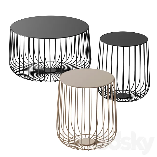 Air coffee tables by Divan.ru 3D Model Air coffee tables by Divan.ru 3D Model