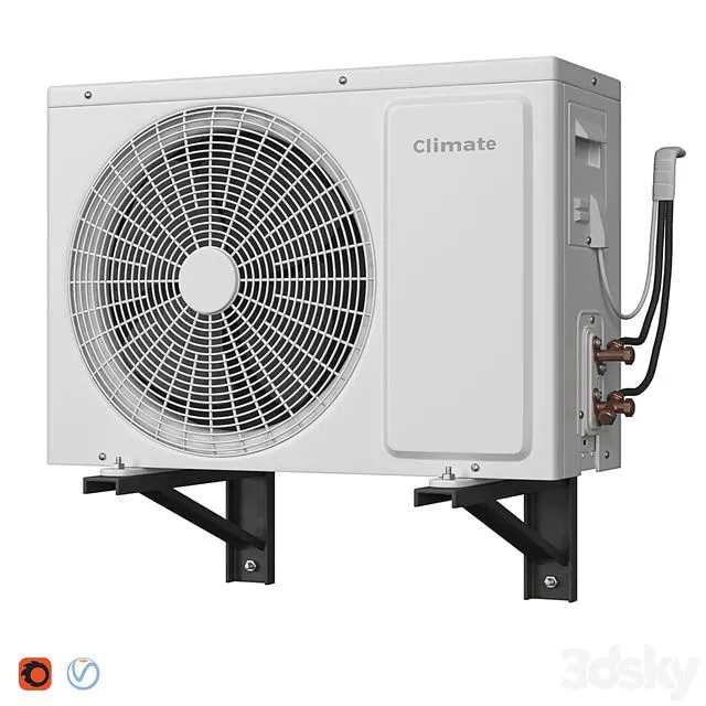 Air conditioner 3D Model