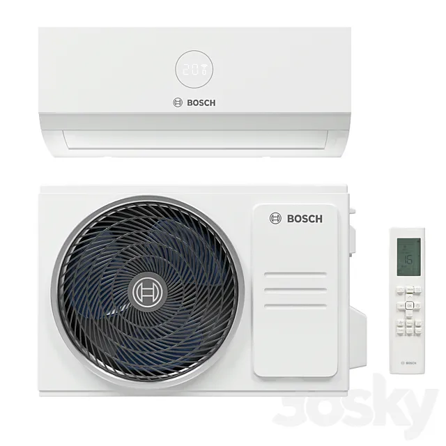 Air conditioner Bosch CL3000i 3D Model