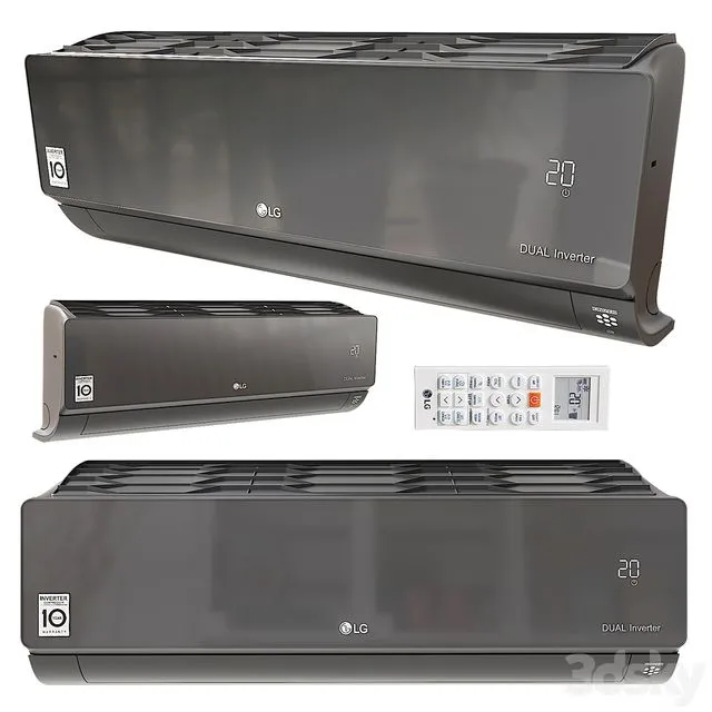 Air conditioner LG AC09BQ 3D Model
