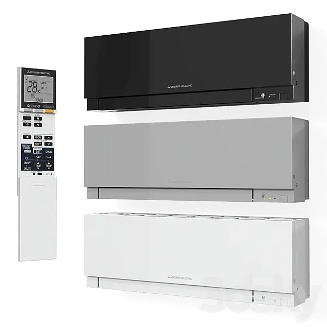 Air conditioner Mitsubishi 3D Model