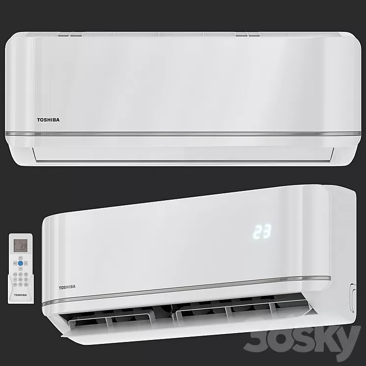 Air conditioner TOSHIBA 3D Model
