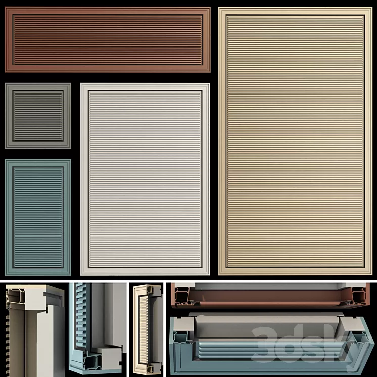 Air hatch window 3D Model