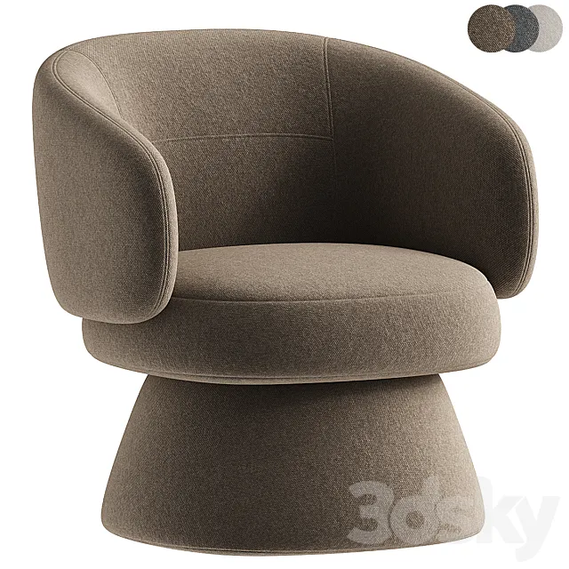 Air swivel chair 3D Model Air swivel chair 3D Model