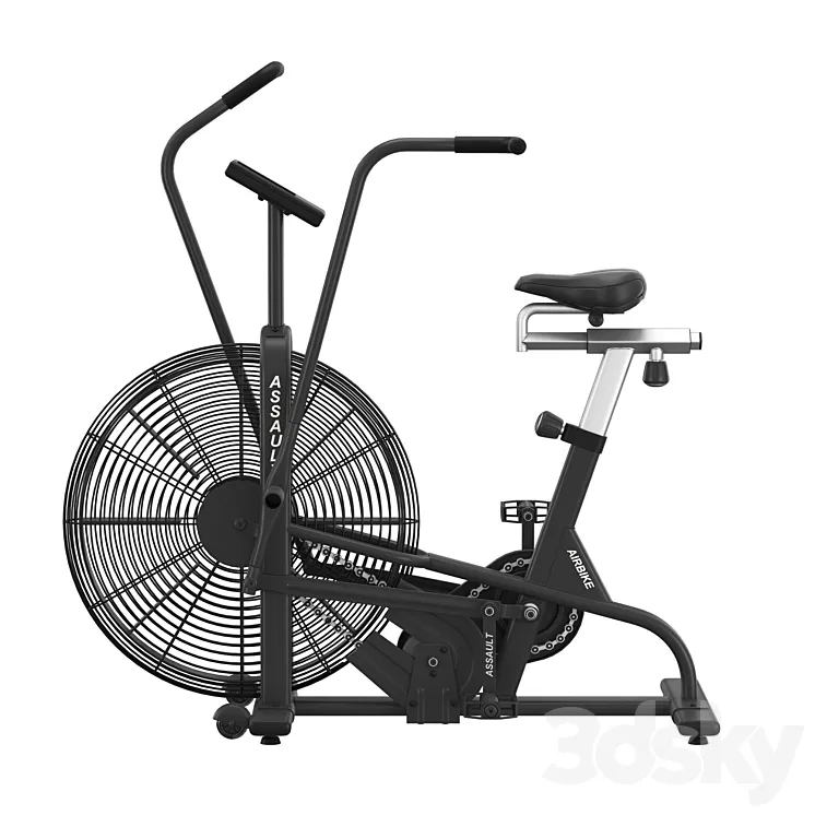 Airbike DHZ X-8860 exercise bike 3D Model Free Download