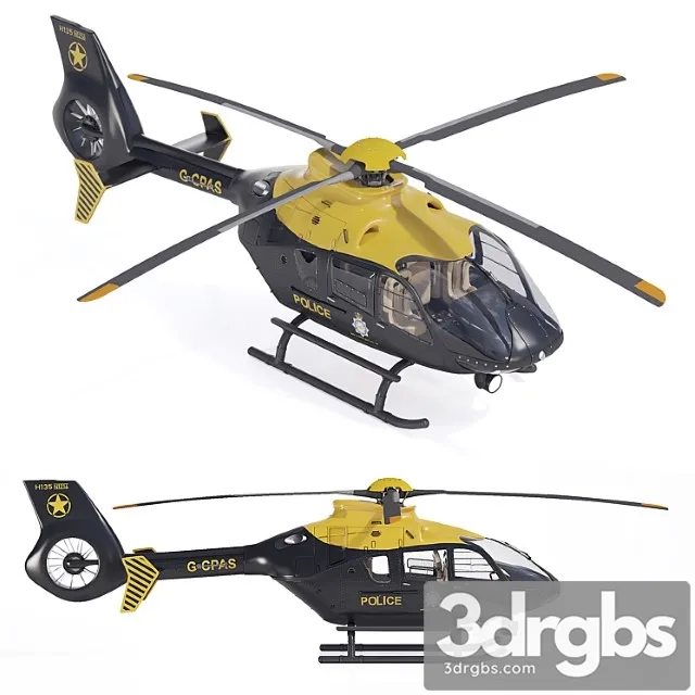 Airbus Helicopter H135 3D Model Download