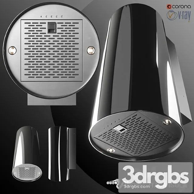 Airone itaca isola hood 2 3D Model Download