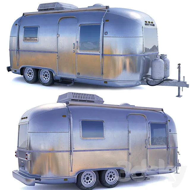 airstream travel trailer 3D Model