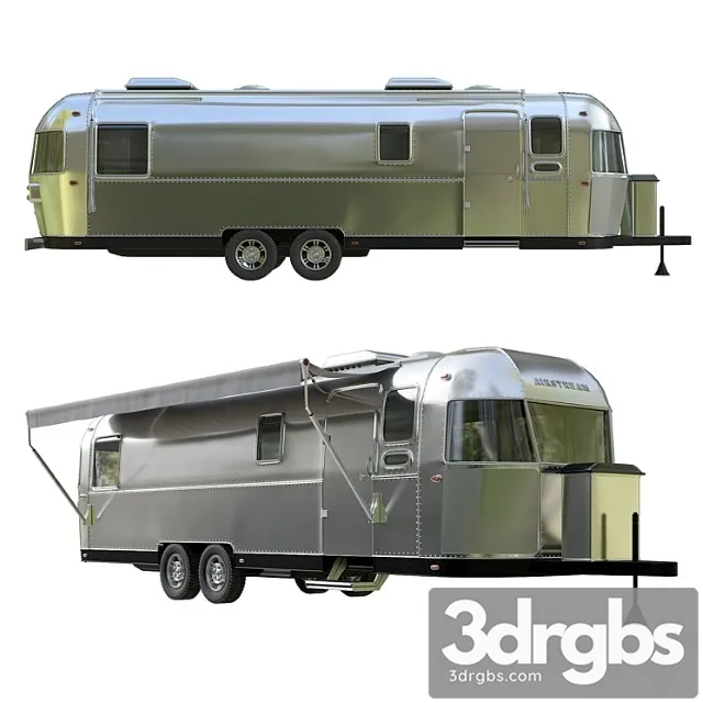 Airstream Travel trailers 3D Model Download