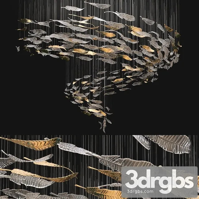 Airy Chandelier 3D Model Download Airy Chandelier 3D Model Download