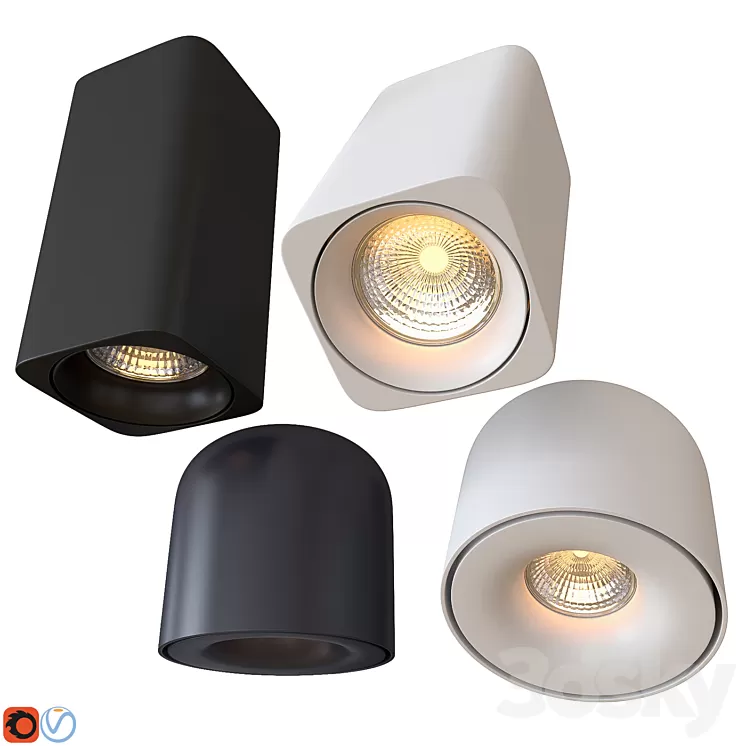 Aisilan Spot Light Ceiling. Set 3D Model