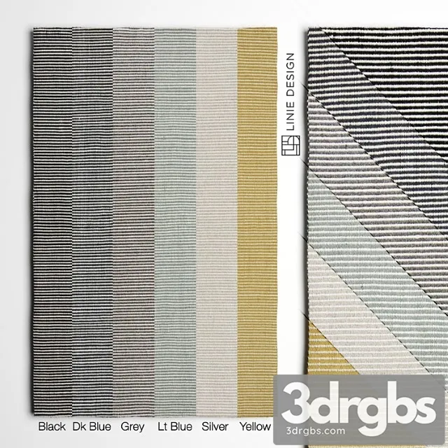 Ajo rugs by linie design 3D Model Download Ajo rugs by linie design 3D Model Download
