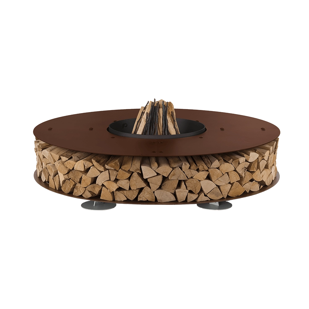 Ak47 Design – Outdoor wood-burning fireplace Zero steel 1500 3D Model