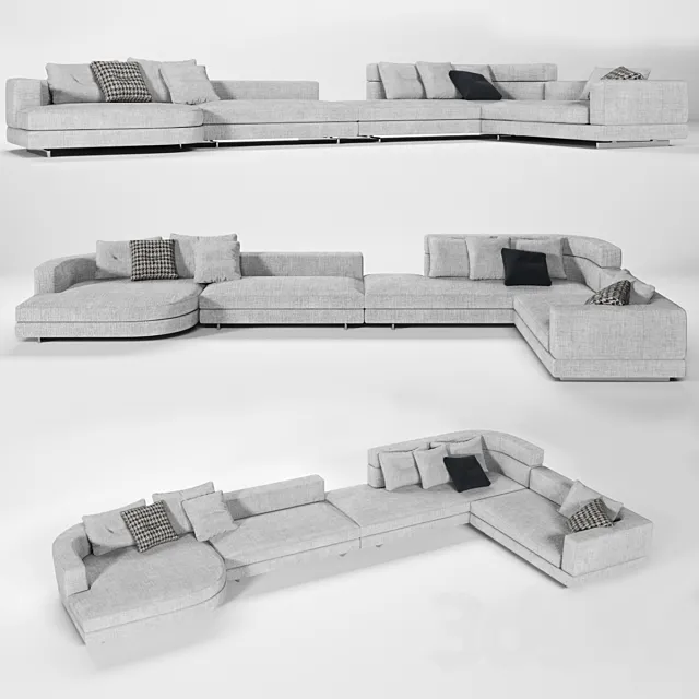 Akexander Sofa 3D Model Akexander Sofa 3D Model
