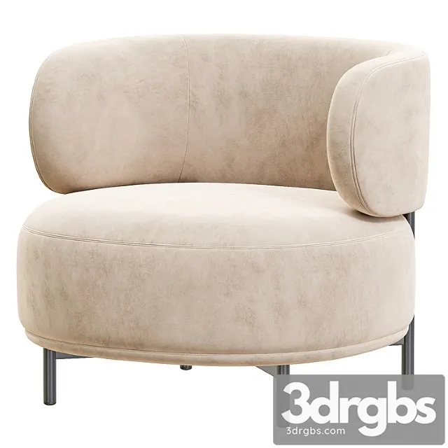 Akiko Lounge Armchair 13 3D Model Download Akiko Lounge Armchair 13 3D Model Download
