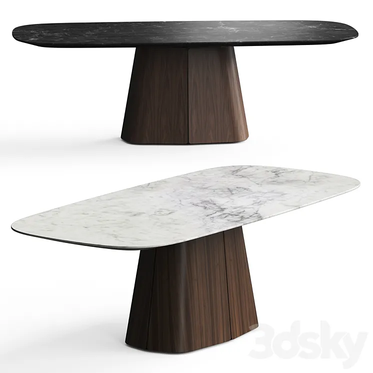 al2 Tessera 001 Dining Table 3D Model Free Download