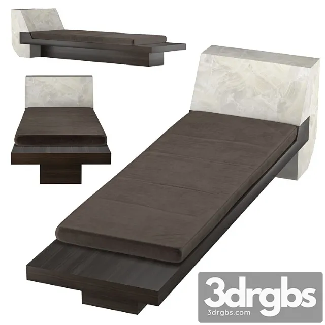 Alabaster Daybed 3D Model Download