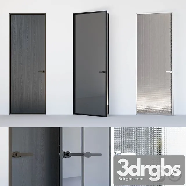 Aladin Swing Mono Door By Glas Italia 1 3D Model Download