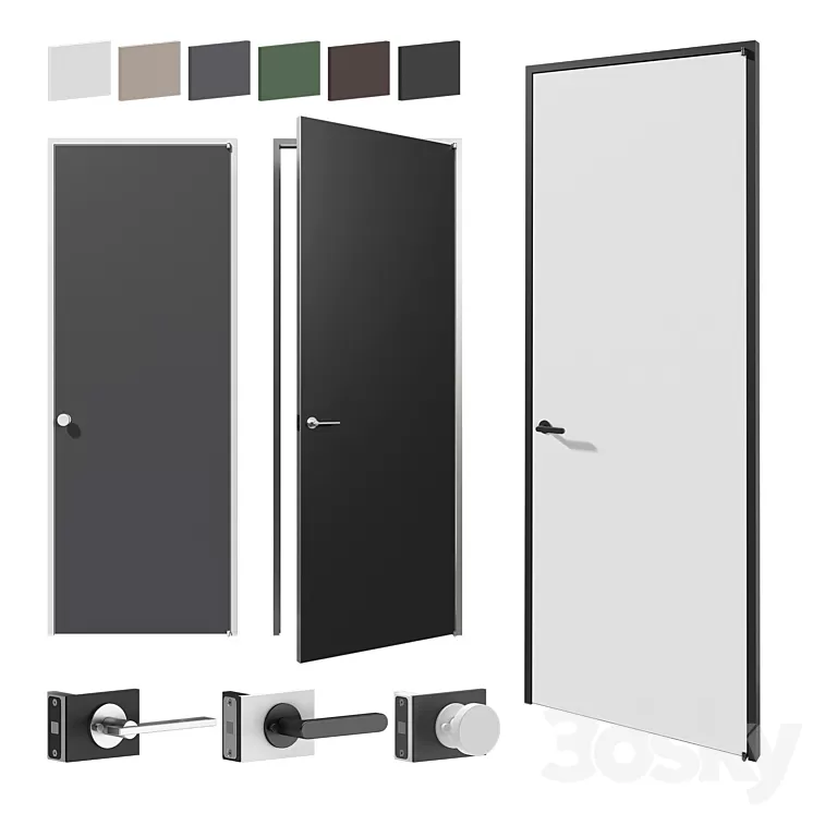 Aladin Swing Plain 06 by Glas Italia 3D Model