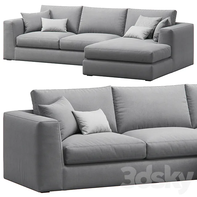 Alameda9 Corner Sofa by KOO International 3D Model Alameda9 Corner Sofa by KOO International 3D Model