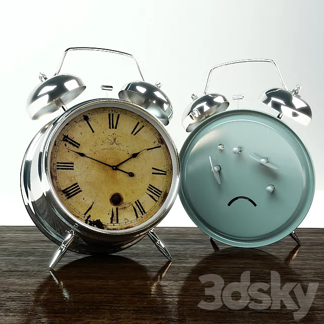 alarm clock Kichi 3DModel alarm clock Kichi 3DModel