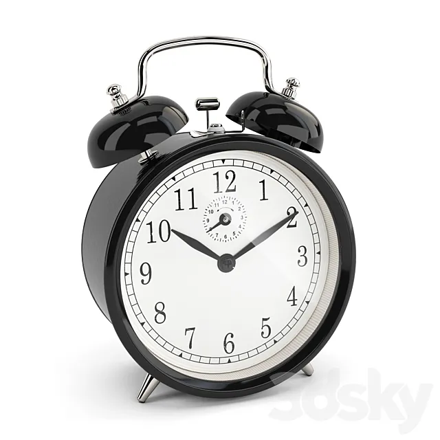 Alarm Old Clock 3DModel Alarm Old Clock 3DModel