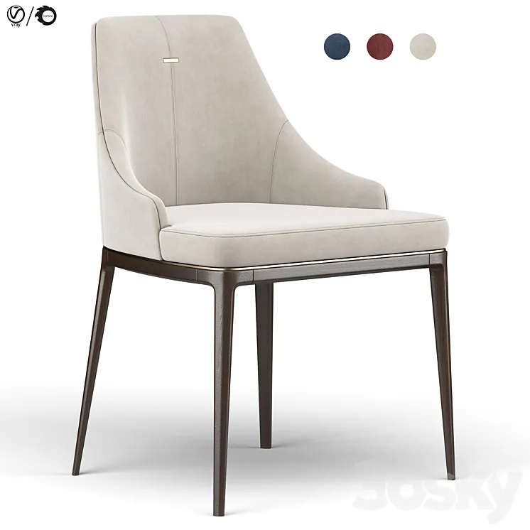 Alaton Dining Chair 3D Model Free Download