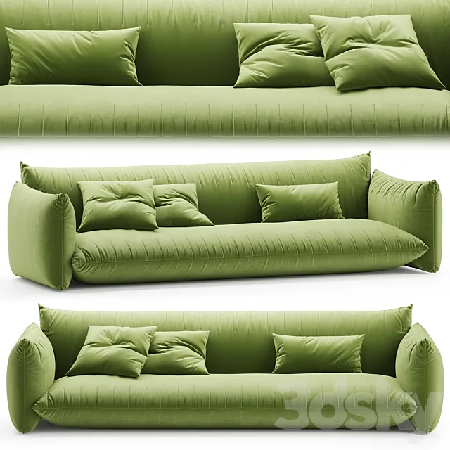 Alberta bellavita sofa blue 3DModel Alberta bellavita sofa blue 3DModel