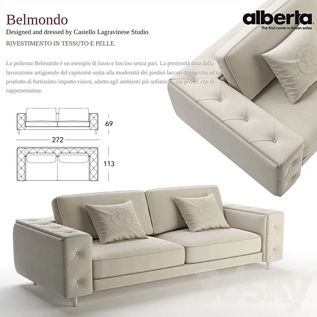 Alberta \ Belmondo Sofa 3D Model Alberta \ Belmondo Sofa 3D Model