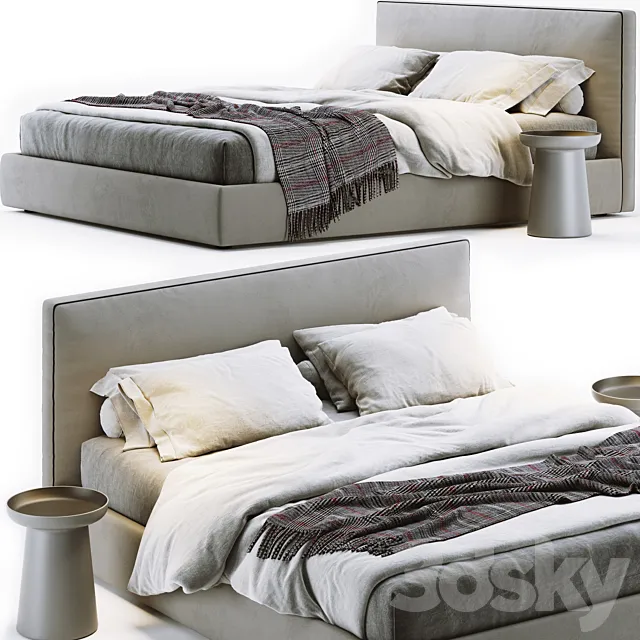 Alberta Laguna Bed 3D Model