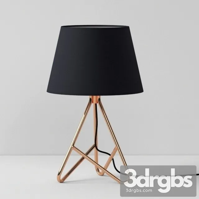 Albus Twisted Table Lamp 3D Model Download