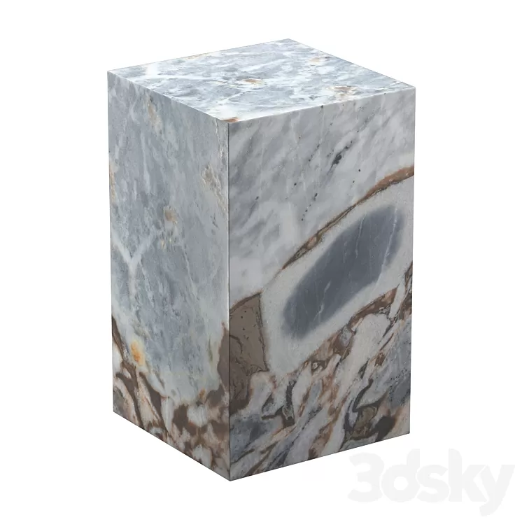 Alcana marble coffee table (La Redoute) 3D Model