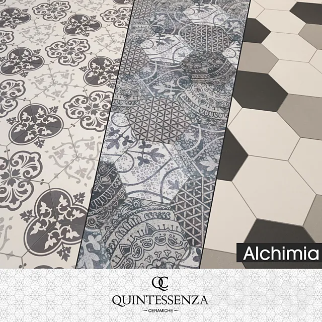 ALCHIMIA BY QUENTESSENZA CERAMICHE 3D Model ALCHIMIA BY QUENTESSENZA CERAMICHE 3D Model