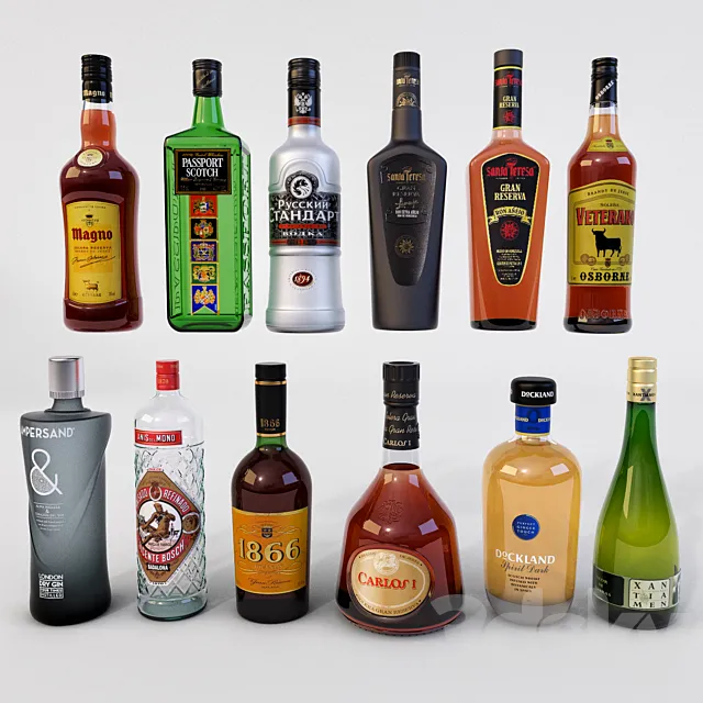 Alcohol 3D Model Alcohol 3D Model