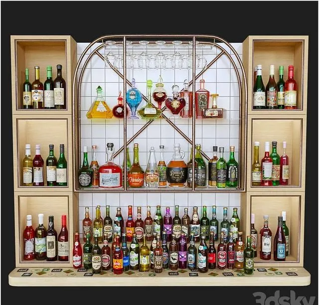 AlcoholBar34 3D Model