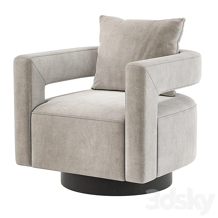 Alcoma Swivel Chair Ashley 3D Model Free Download
