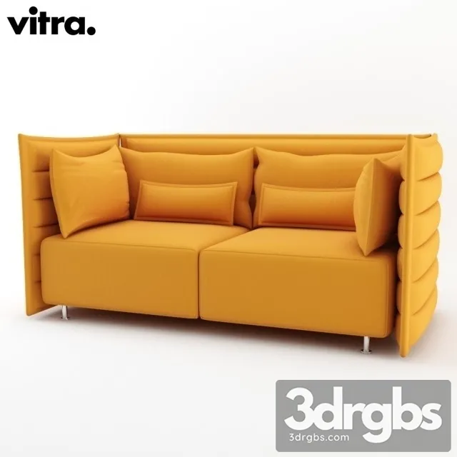 Alcove Vitra Sofa 3D Model Download Alcove Vitra Sofa 3D Model Download