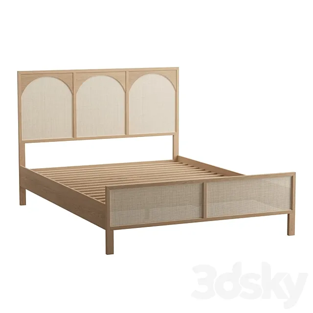 Alder Bed 3D Model Alder Bed 3D Model