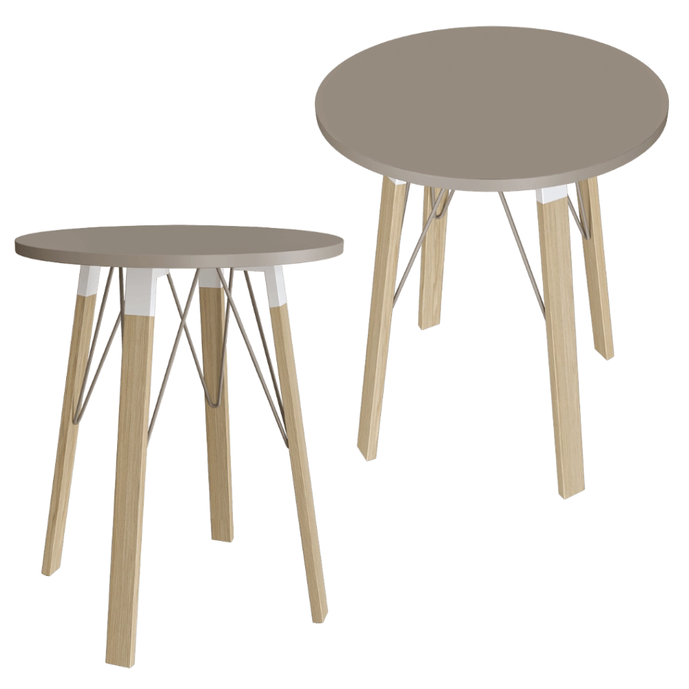 Alea – Coffee table ATREO WOOD 3D Model