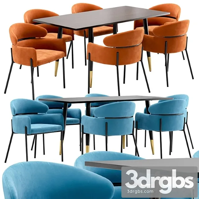 Alekhia Dining Chair and Shalavan Ceiling 3D Model Download Alekhia Dining Chair and Shalavan Ceiling 3D Model Download