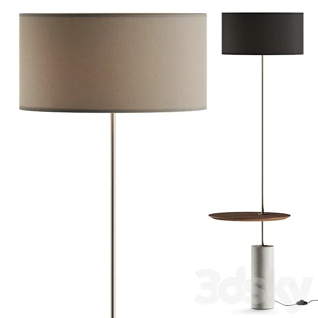 Alessandra Delgado Giro Minimalist Floor Lamp 3DModel