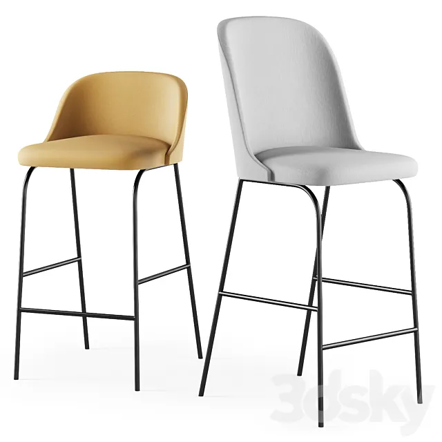 Aleta bar stools 3DModel