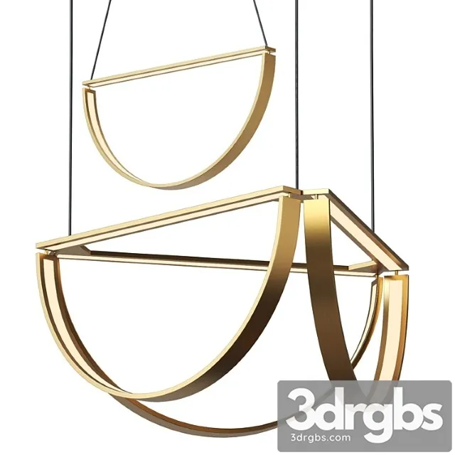 Alexallen studio – chord cluster chandelier- led7 3D Model Download Alexallen studio – chord cluster chandelier- led7 3D Model Download
