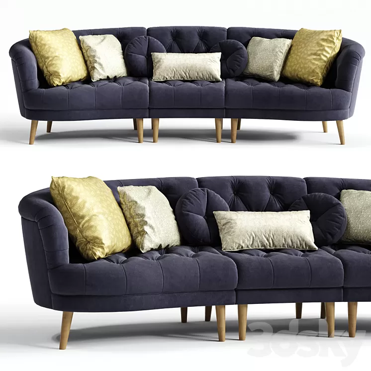 Alexander & James JEAN Maxi XL Sofa 3D Model Alexander & James JEAN Maxi XL Sofa 3D Model