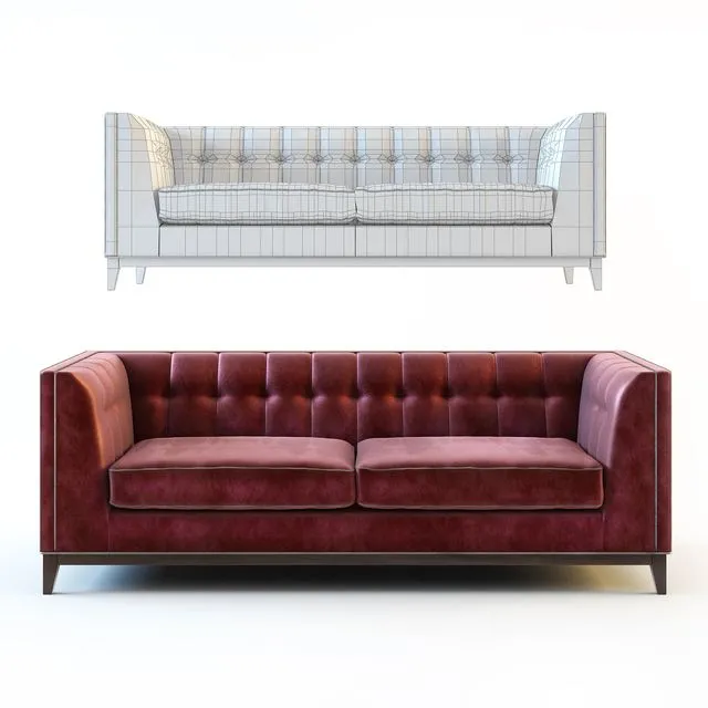 Alexander sofa 3D Model Alexander sofa 3D Model