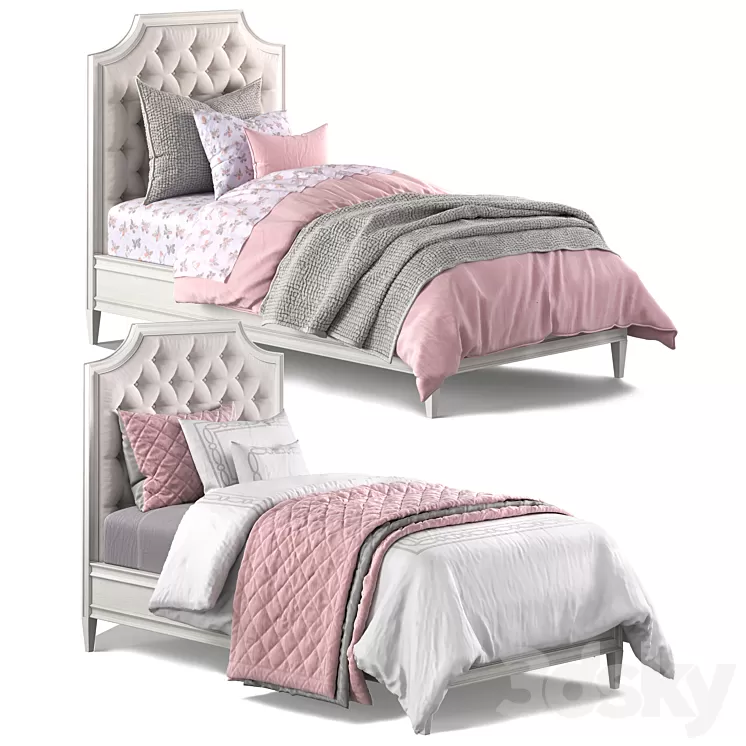 Alexandra Bed Restoration Hardware 3D Model