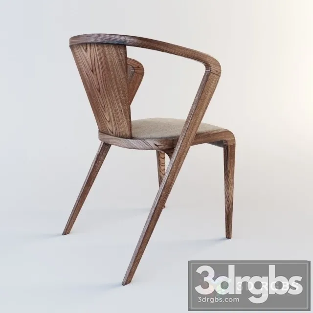 Alexandre Caldas Chair 3D Model Download