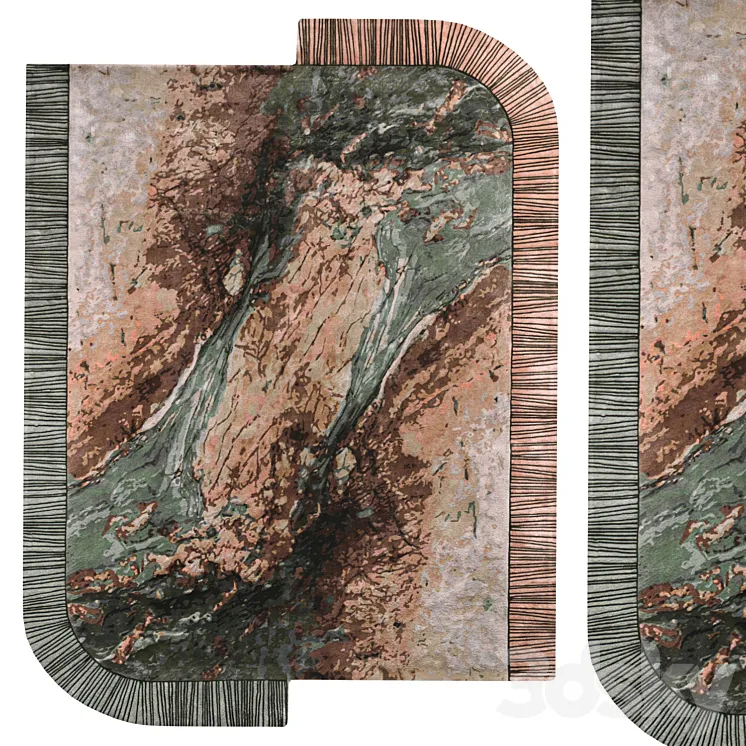 ALEXANDRITA carpet visionnaire 3D Model Free Download