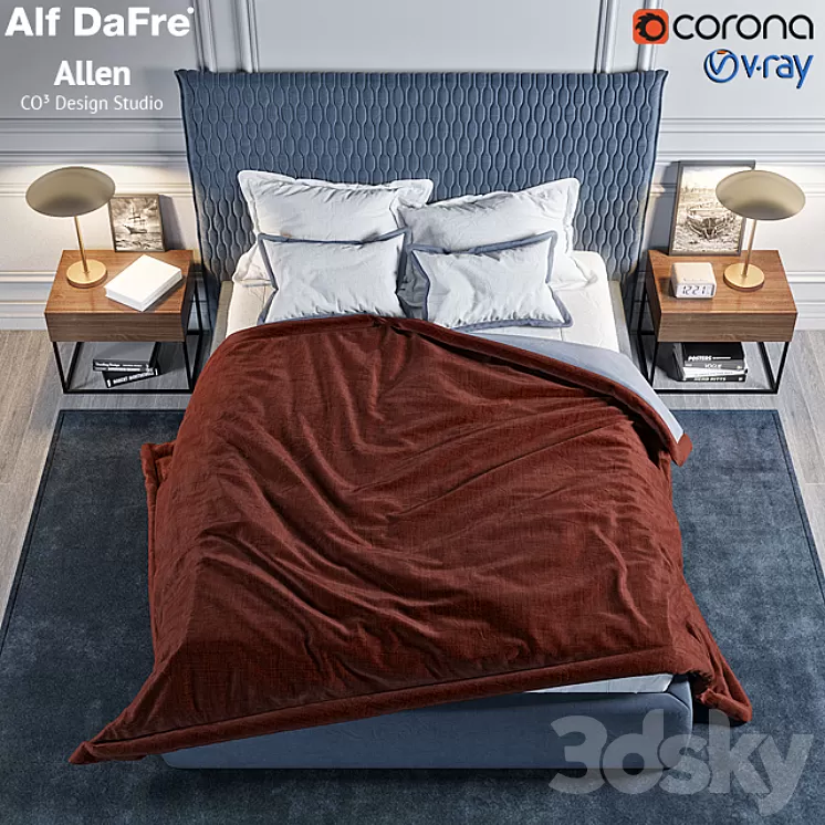 Alf Dafre Allen 3D Model Alf Dafre Allen 3D Model