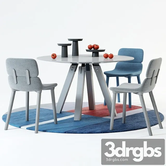 Alf dafre dining set 2 3D Model Download Alf dafre dining set 2 3D Model Download